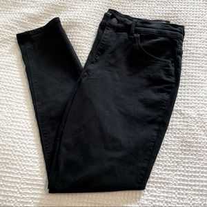Express Jeans Size 14 High Rise Ankle Legging Stretch+ Black